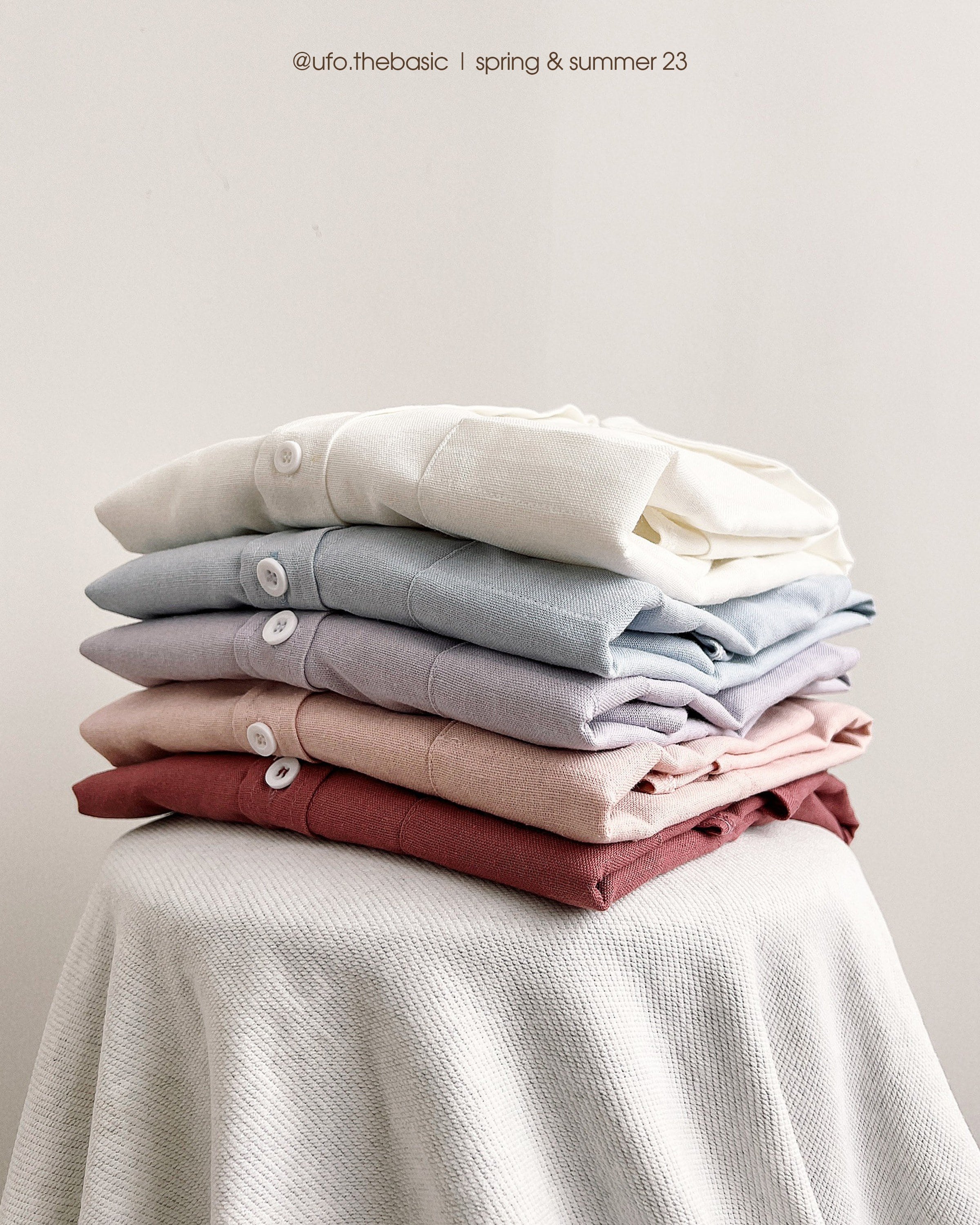 [Nhập LAZLOOK99 GIẢM 100K/500K] Áo sơ mi đũi linen Oxford Shirt - by ufo.thebasic