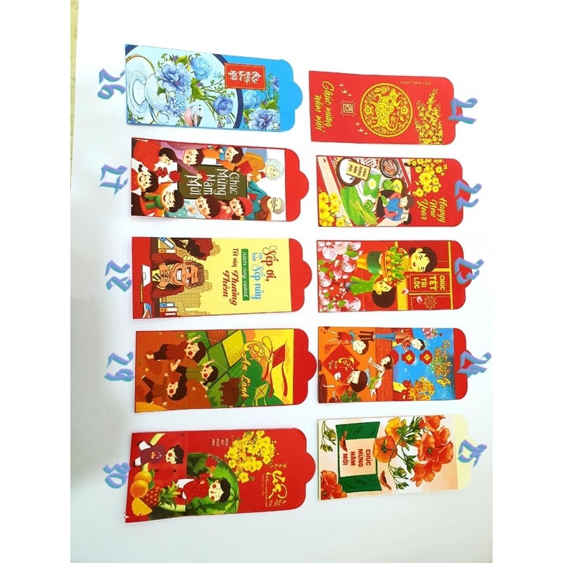 Combo 5 bao lì xì Tết 2021 cực đẹp