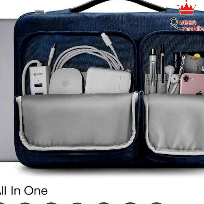[HCM]TÚI ĐEO TOMTOC (USA) 360 SHOULDER BAGS MACBOOK 13″ Dark Blue