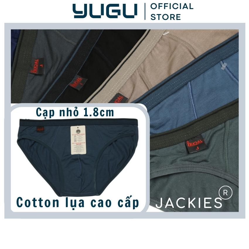 Quần lót nam chính hãng JACKIES M05 - Quần sịp nam cotton lụa cao cấp thông thoáng mềm mịn - YUGU