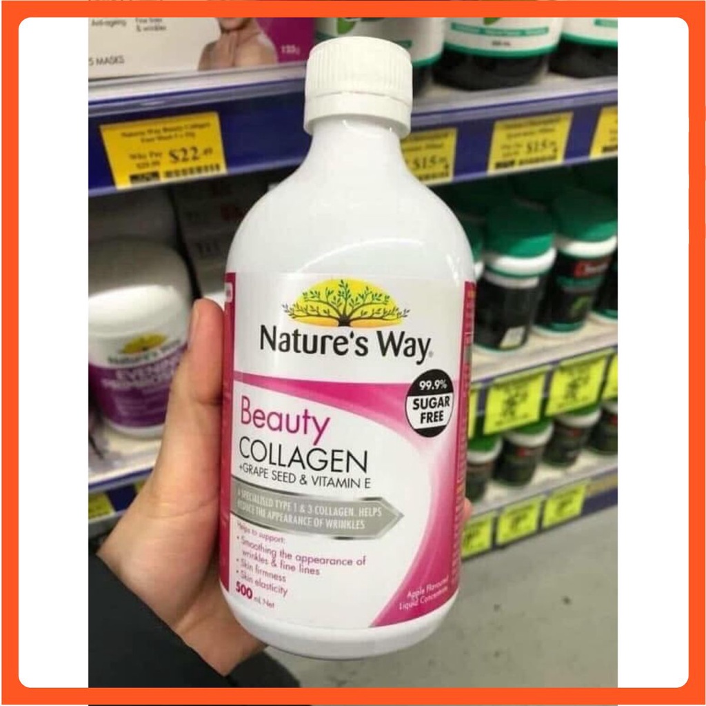 Collagen beauty dạng nước của Nature's way lọ 500ml