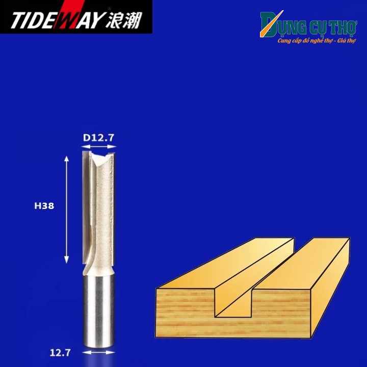 [Chính hãng] Mũi lấy nền dài không bi Tideway AC0103 cốt 12,7mm