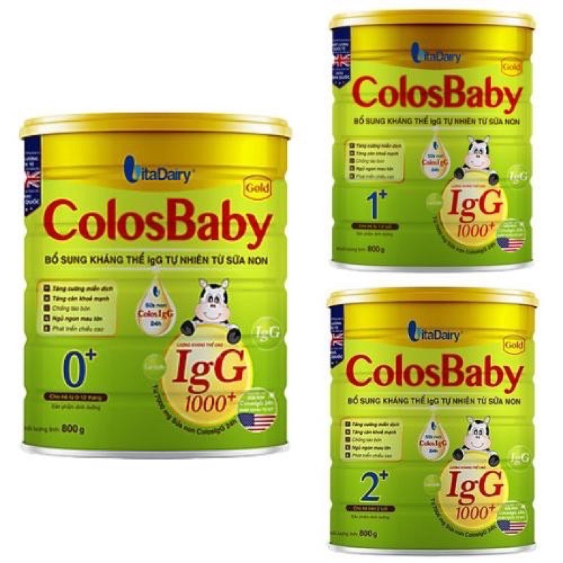 Sữa ColosBaby 1 800g (sữa non cho trẻ 1-2 tuổi)
