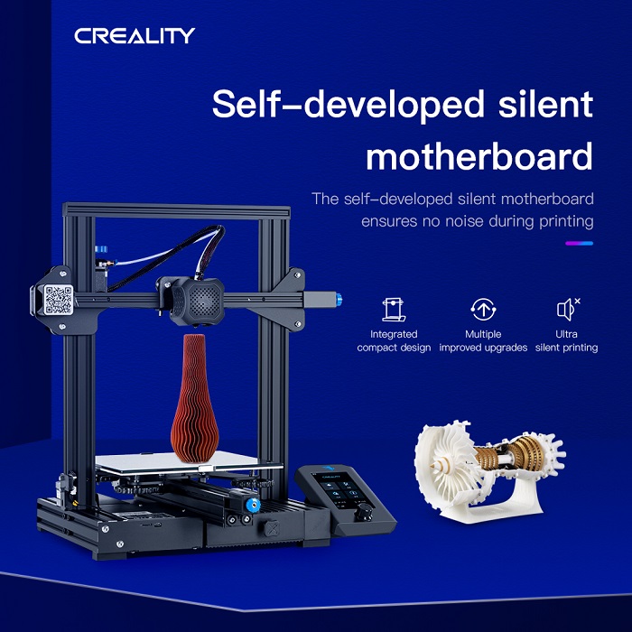 [Trả góp 0%]Máy in 3D Creality Ender 3 V2 khổ in 22*22*25cm