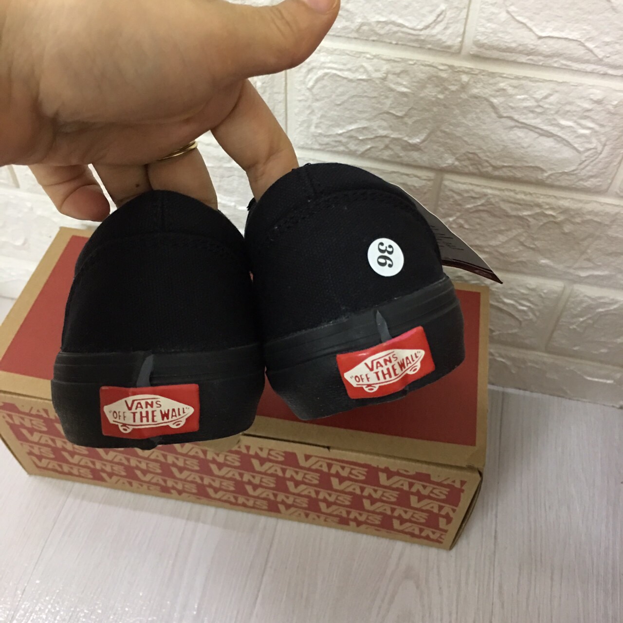 [TẶNG HỘP] Giày vans old skool full đen fullsize NAM NỮ
