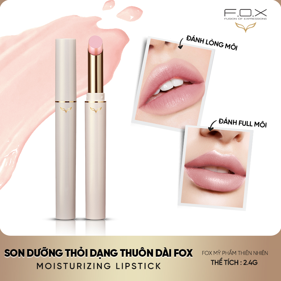 Son Dưỡng Môi  FOX Mềm Mịn Moisturizing Lipstick 2.4g