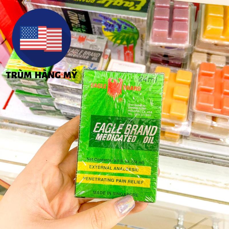 DẦU GIÓ XANH/TRẮNG CON Ó EAGLE BRAND 24ML CỦA MỸ GIÁ TỐT cao cấp