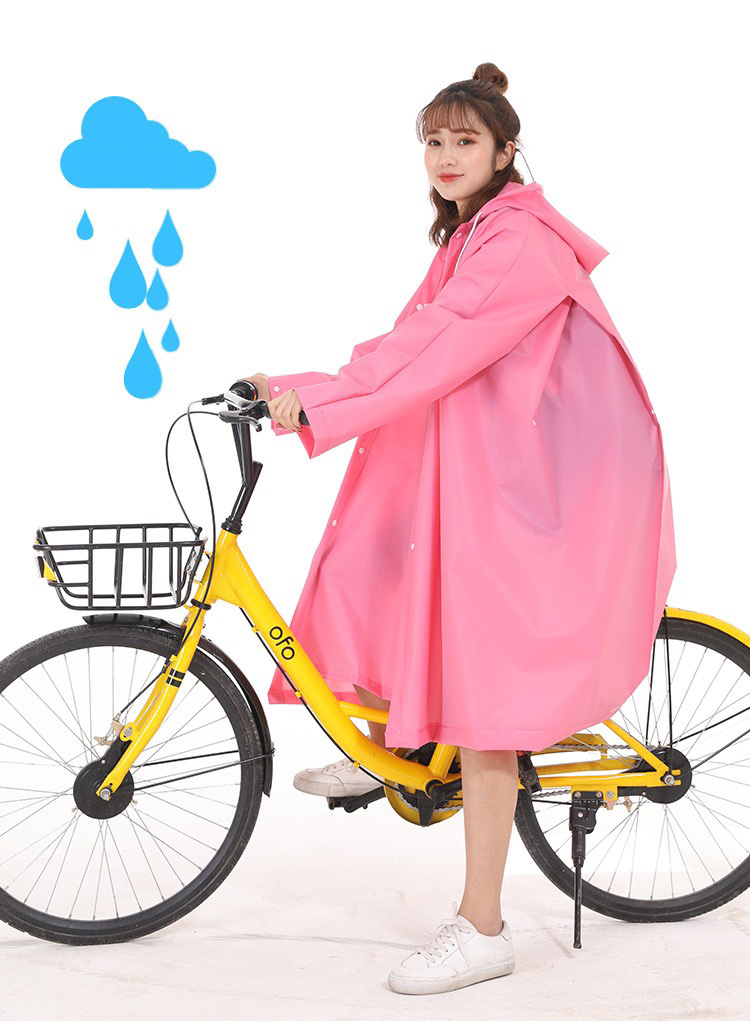 Áo mưa dây kéo nút bấm thời trang
