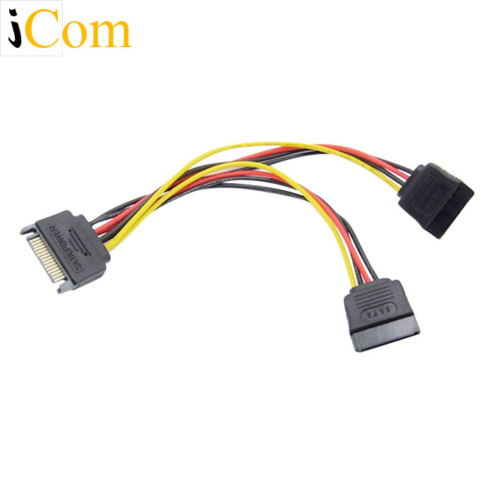 Sata 1 to 2 Power Cable for Desktop Computers