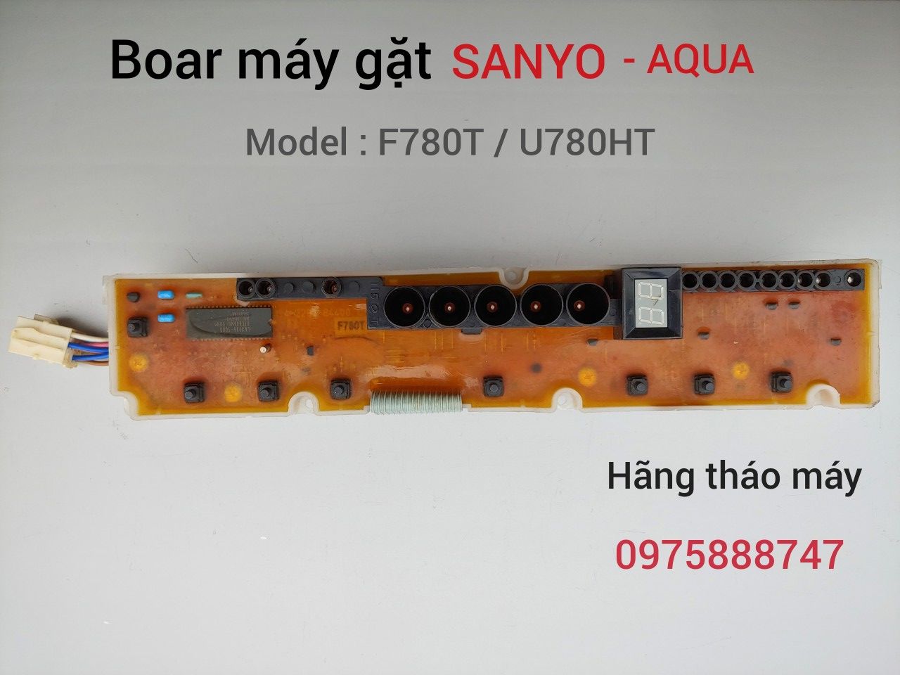 Bo máy giặt sanyo - aqua f780t / u780ht