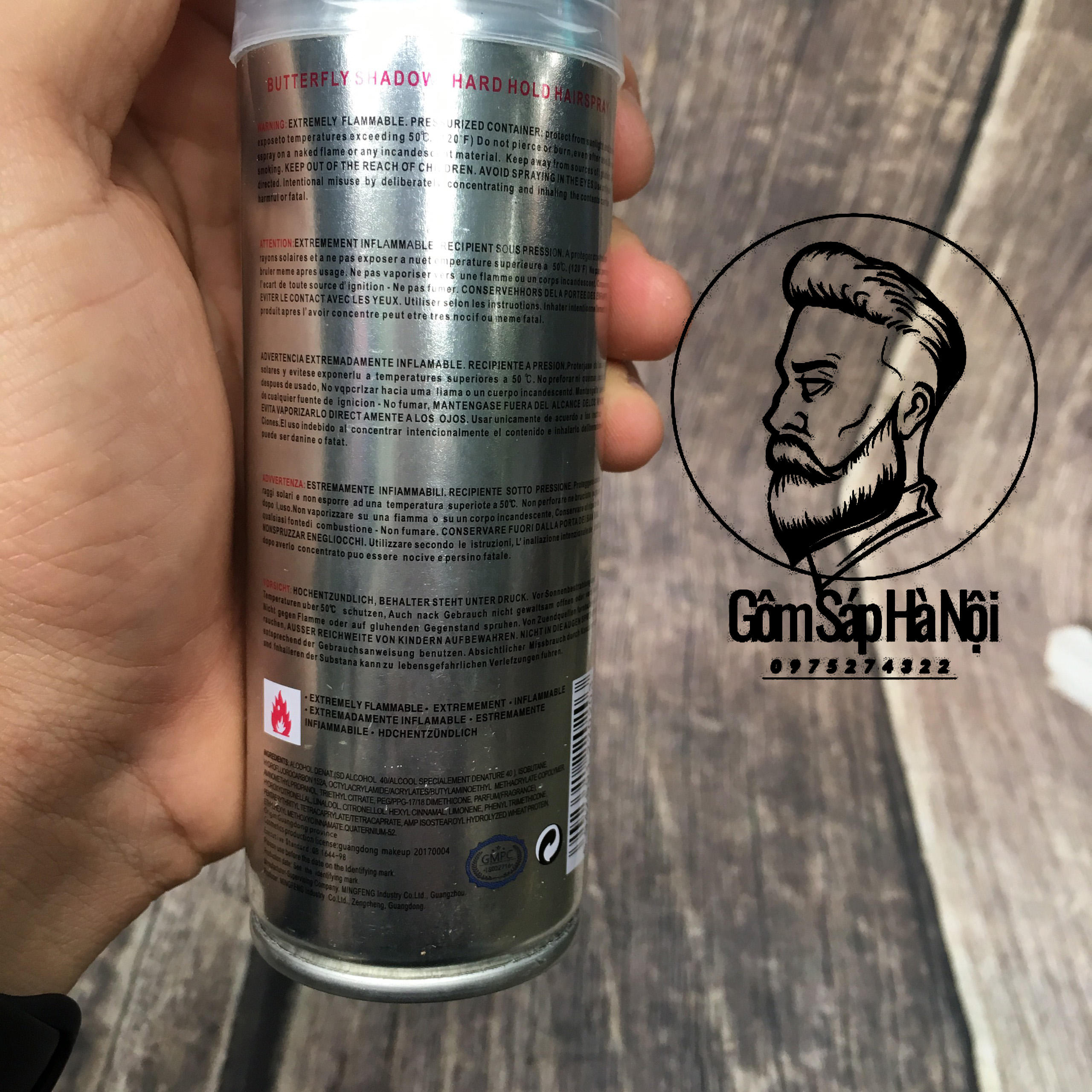 Gôm Xịt Tóc Buterfly Shadow Mini 150ml