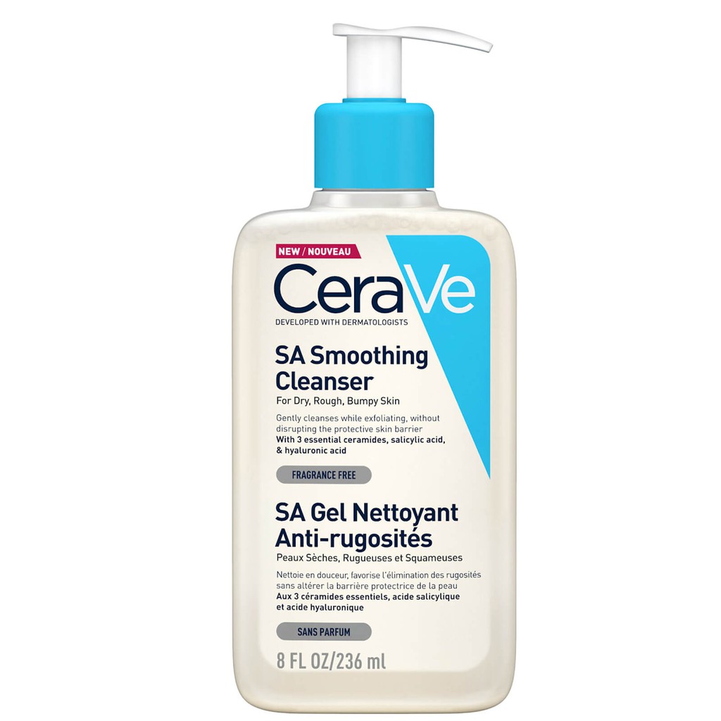 Sữa rửa mặt cho da khô cerave sa smoothing cleanser 236ml