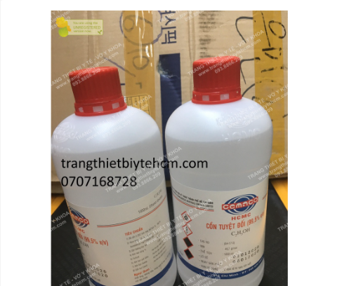 Cồn tuyệt đối 99,5 độ sát trùng, diệt khuẩn