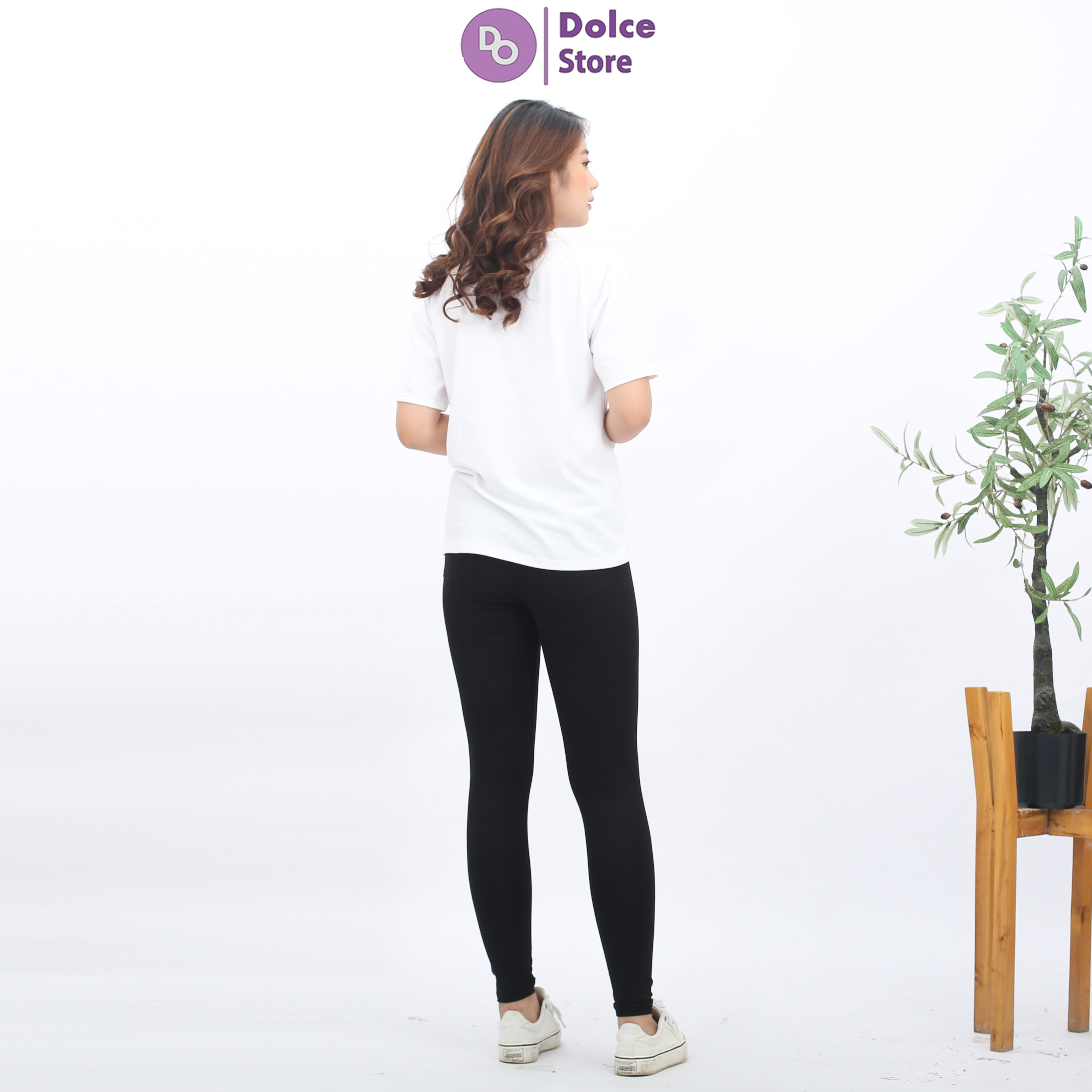 Quần legging cạp cao nâng mông, gen bụng cạp 6 phân - Dolce