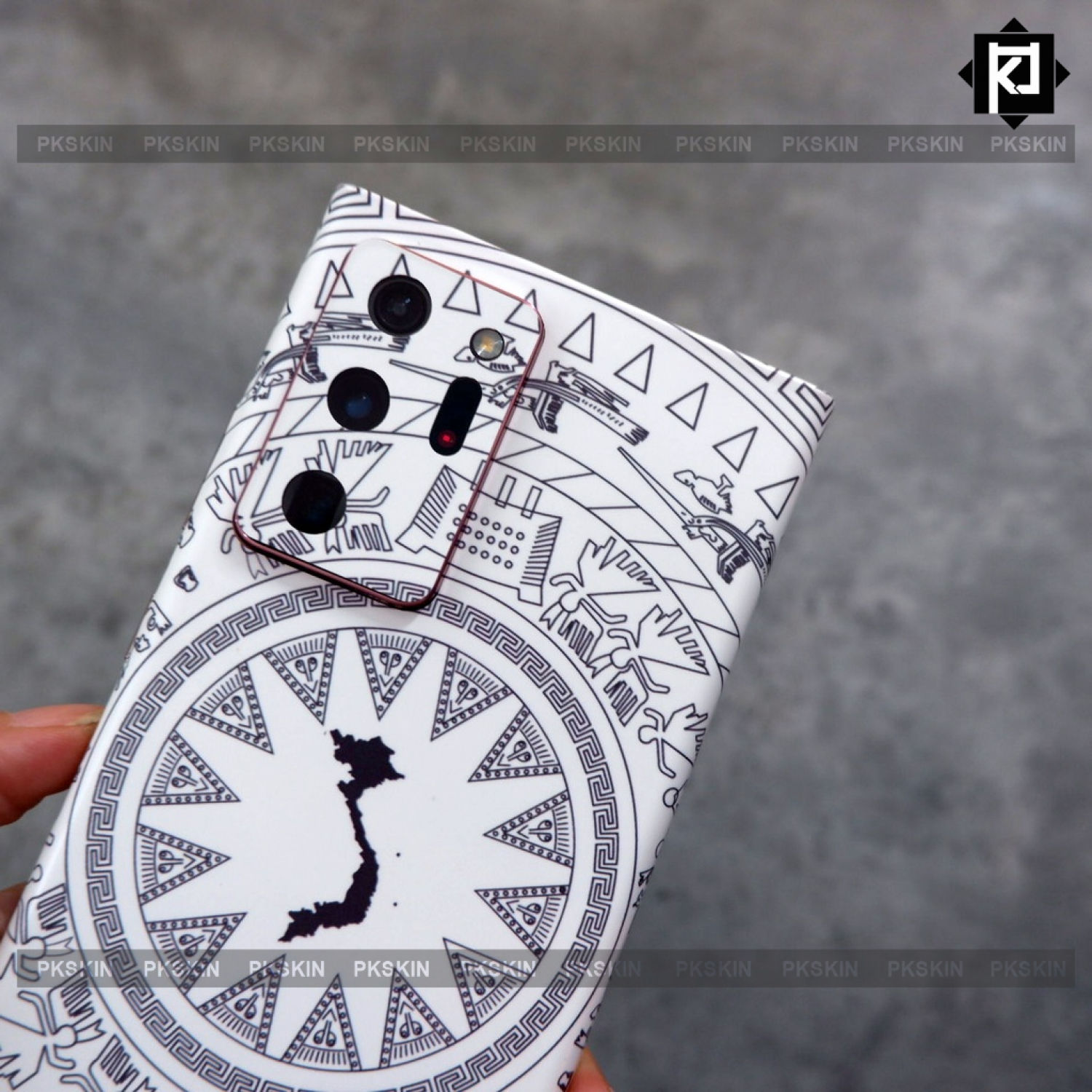 Dán skin trống đồng samsung Note 20 ultra, Note 10 plus, Note 20, Note 10, Note 9, Note 8 chất liệu nhập khẩu Đức