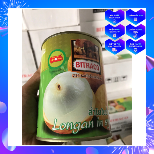 Long Nhãn Nước Đường Bitraco 565gr