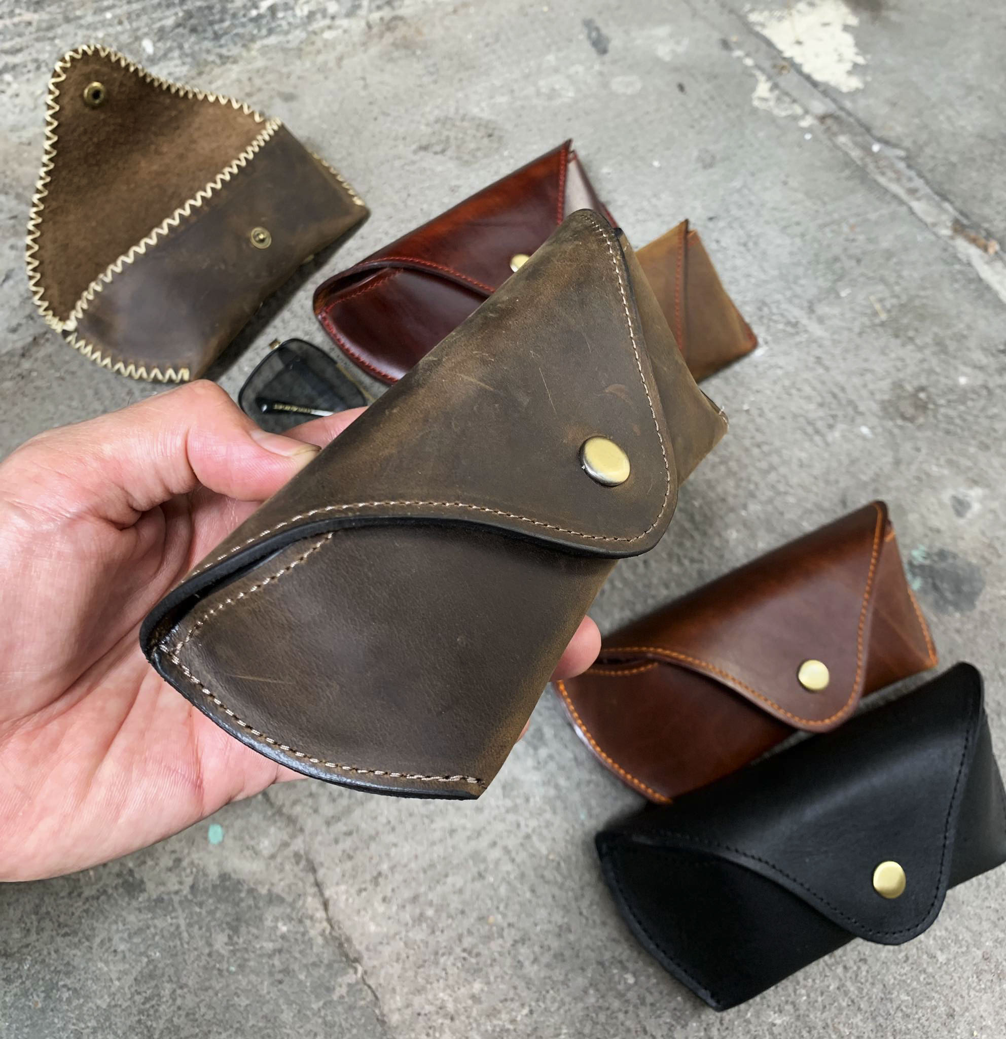 Bao Da Đựng Mắt Kính Đeo Thắt Lưng