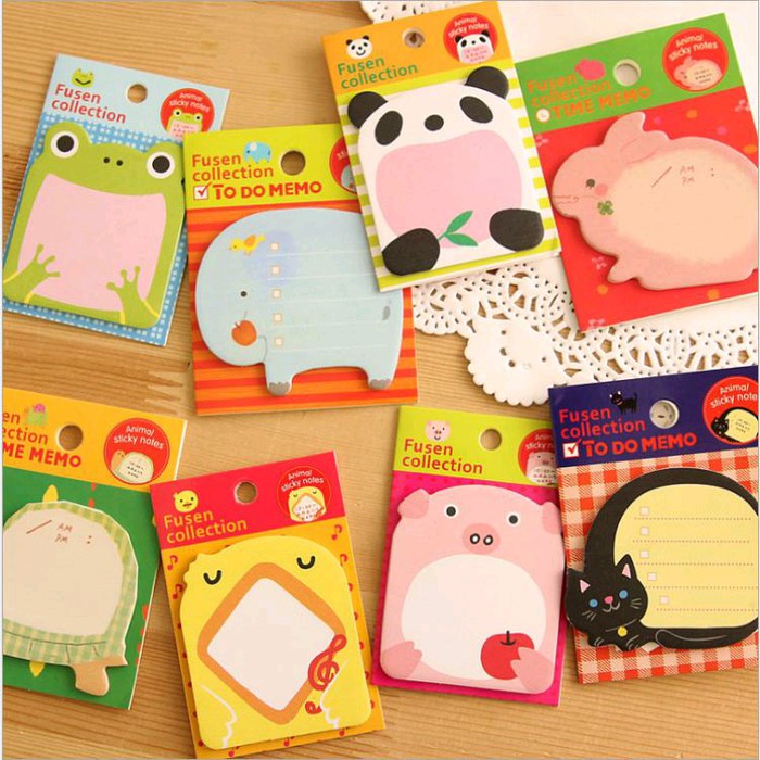 Combo 2 Giấy Ghi Chú - Giấy Note siêu Cute