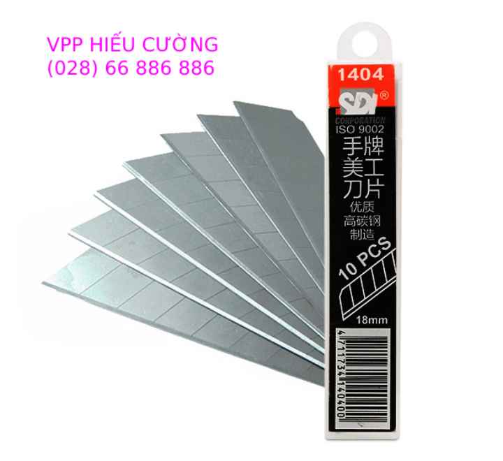 Lưỡi dao rọc giấy SDI lớn -nhỏ, chính hãng . Do VPP Hiếu Cường cung cấp