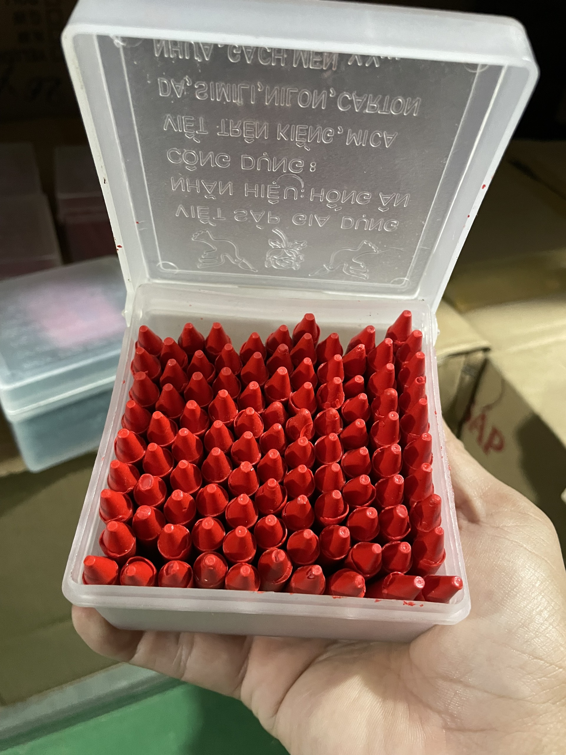 Phấn sáp xe - Phấn sáp không trôi, Phấn Cây Hồng Ân