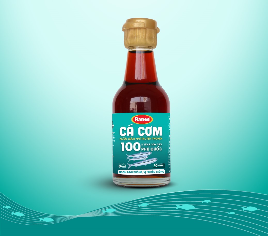 Combo 3 chai nước mắm nhĩ dinh dưỡng Ranee cá cơm 40N 60ml ( 3 chai x 60ml)