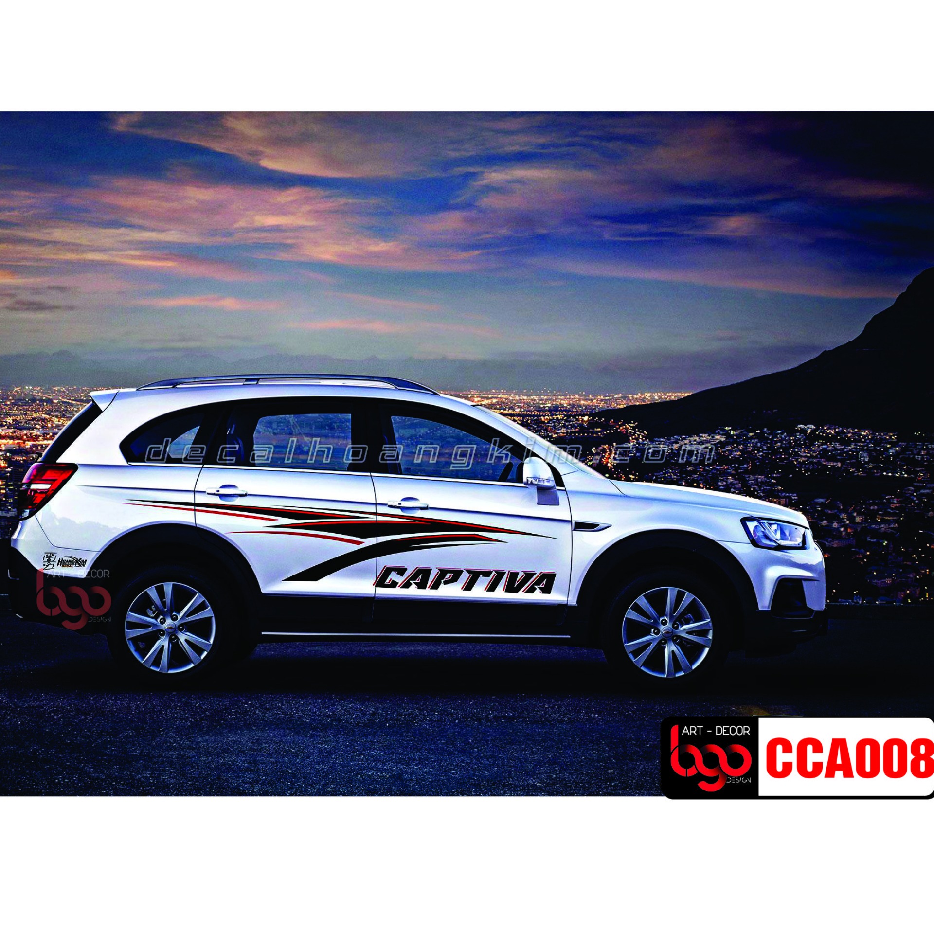 Tem xe Chevrolet Captiva - CCA008