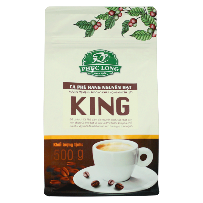 Cà Phê King Không Bơ 500GR - Phúc Long Coffee & Tea