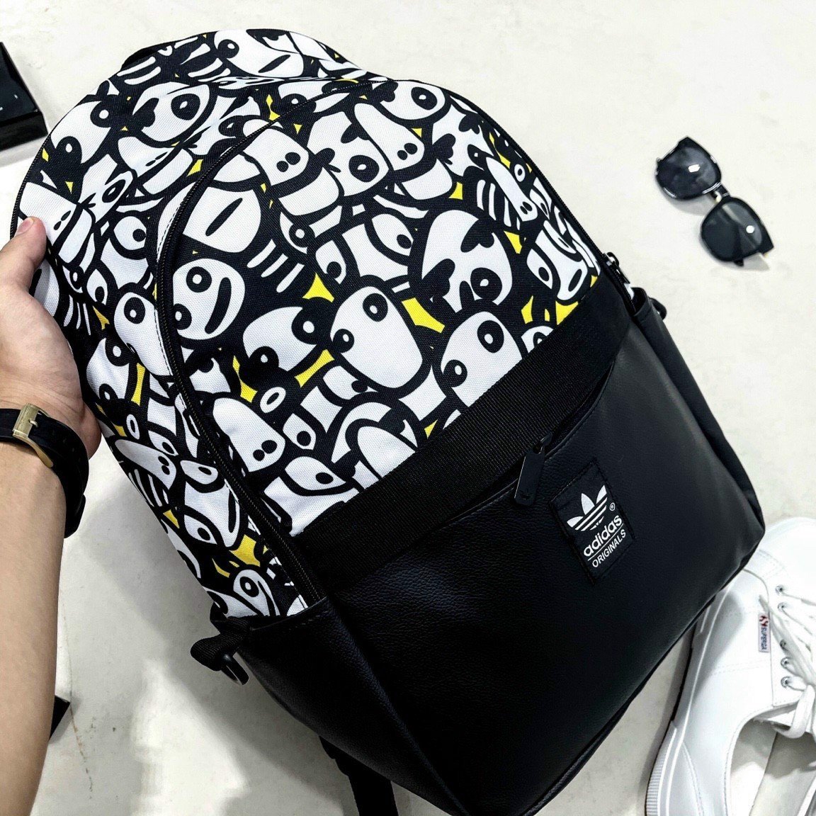 [HCM]✌️✌️BALO ADIDAS CLOVER HOẠ TIẾT CON MAAA ??.