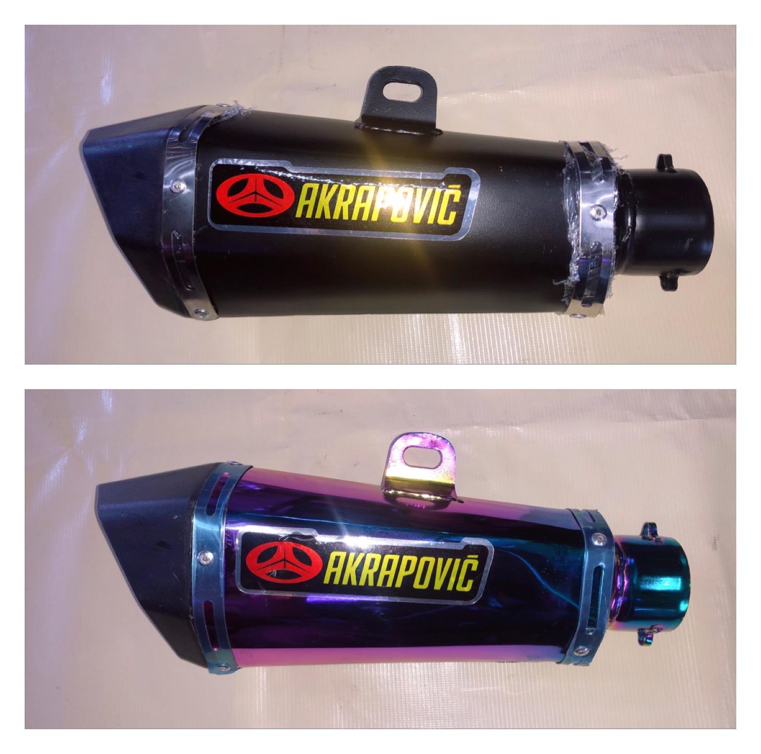 [HCM]Pô lon Akrapovic VN kèm cổ & phụ kiện gắn wave /drem/sirius/cup/future