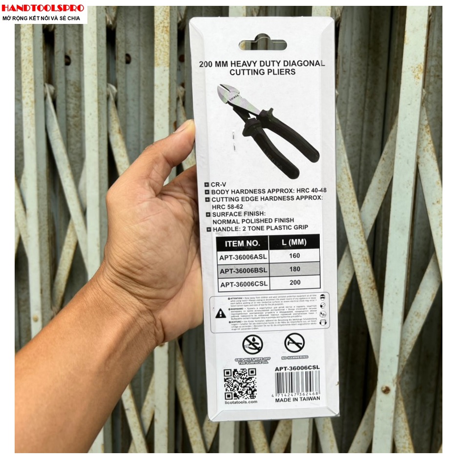 Kìm Cắt Cao Cấp 8 inch (200mm) LICOTA - APT-36006CSL