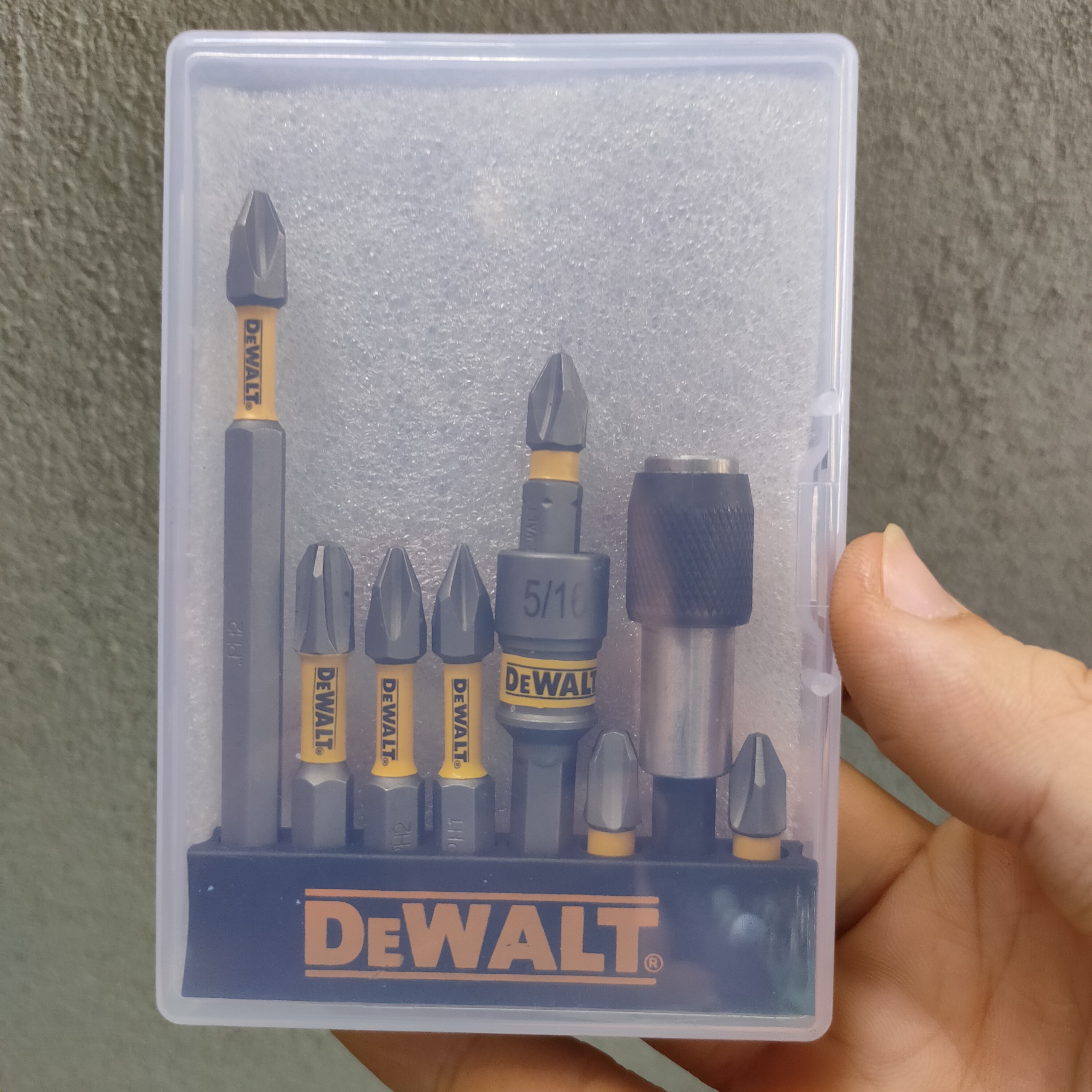 COMBO MŨI VÍT DEWALT - ĐẦU TÔN - ĐẦU NỐI VÍT - DÀI 5cm,9cm