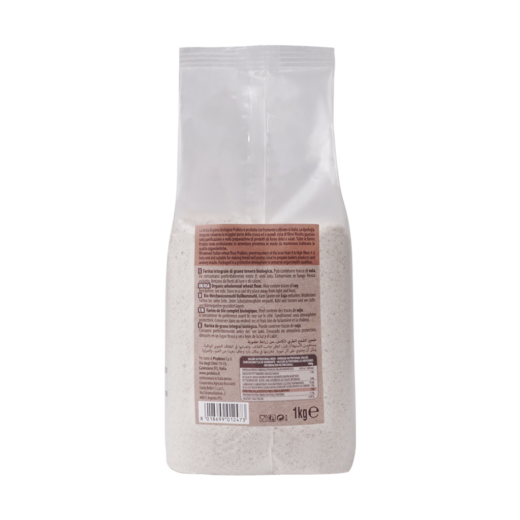 Bột mì nguyên cám hữu cơ 1kg ProBios