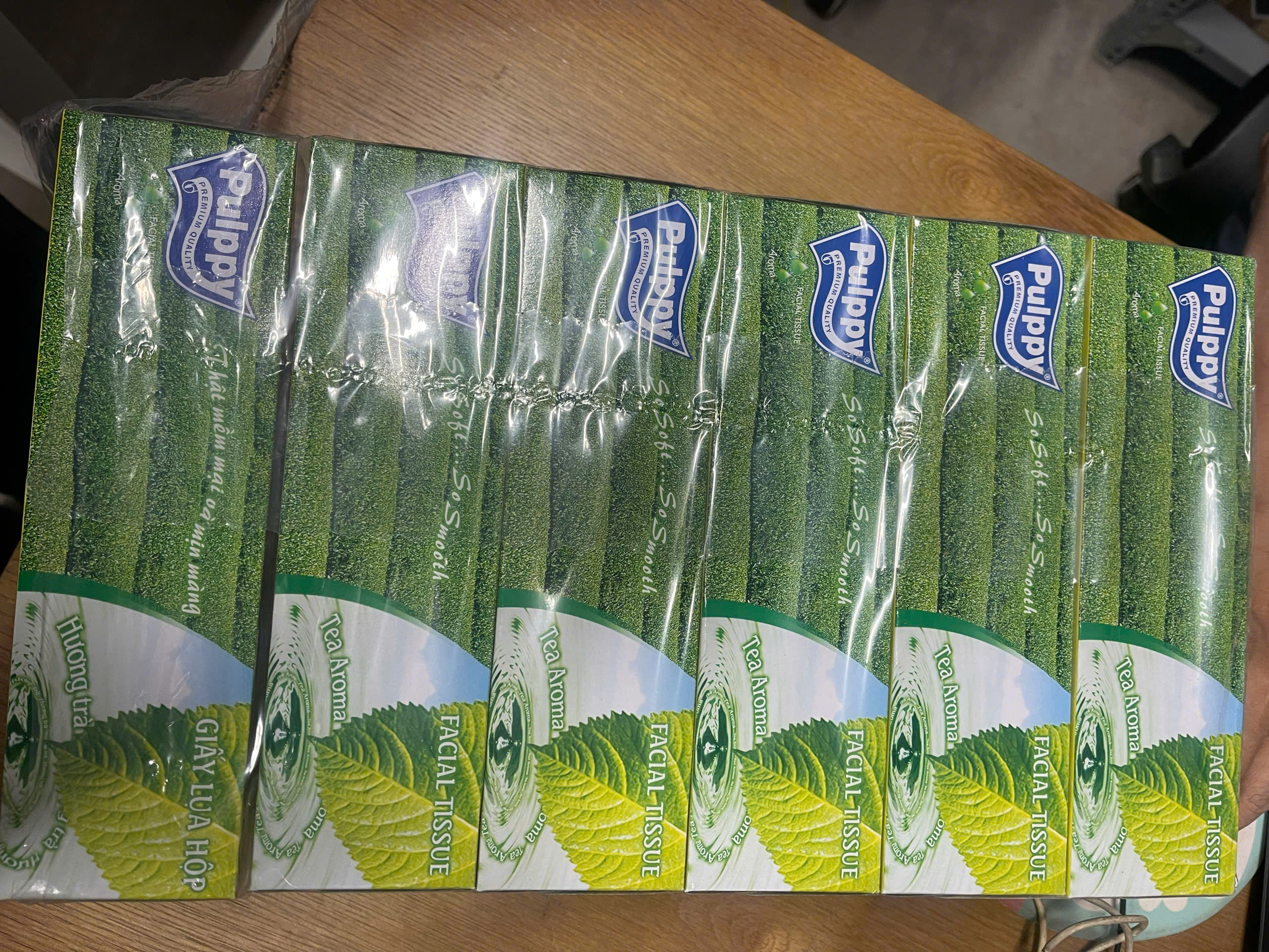 Pulppy incense tea towel drawstring paper 100 sheets 2 layer