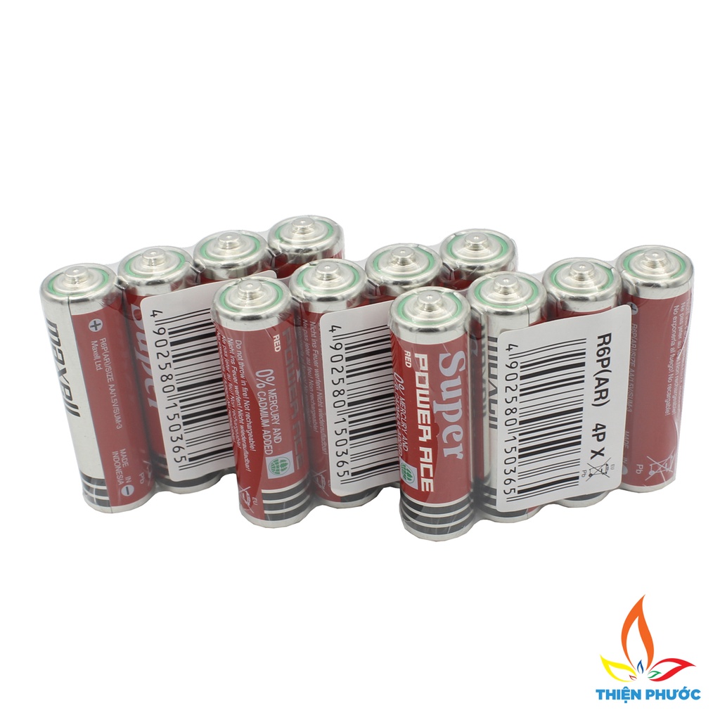 Pin Maxell AA - AAA vỉ 4 viên THIỆN PHƯỚC