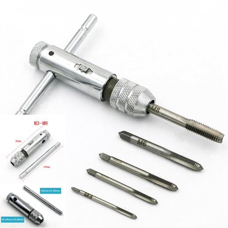 Tay quay taro tự động dài 100mm m3-m8