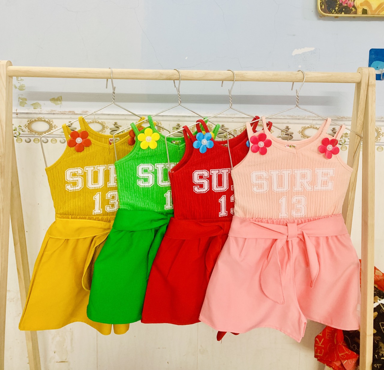 Combo 3 Set Áo Kèm Quần Kiểu Bé  (6-18kg) (combo gồm 3 bộ 3 màu 3 họa tiết khác nhau)