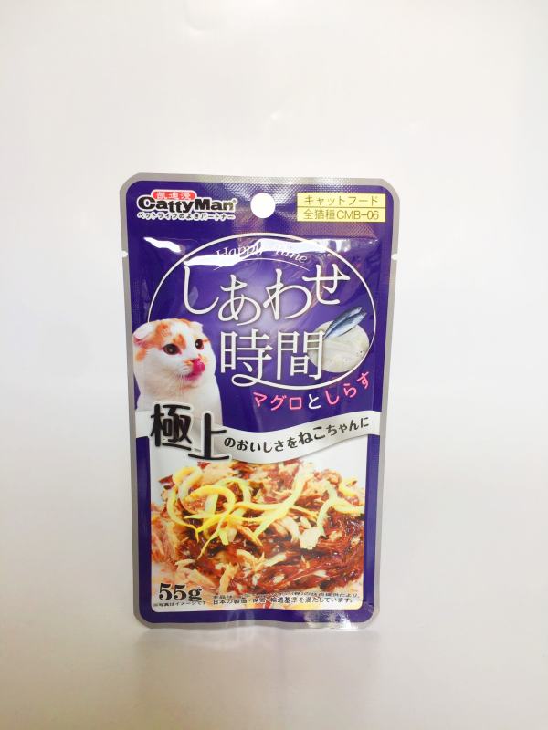 Súp Thưởng Cho Mèo Từ Nhật Bản Cá Thu Và Cá Cơm 55G, 100% thành phần tự nhiên, bổ sung nguồn dinh dưỡng tự nhiên cho mèo - SP000638