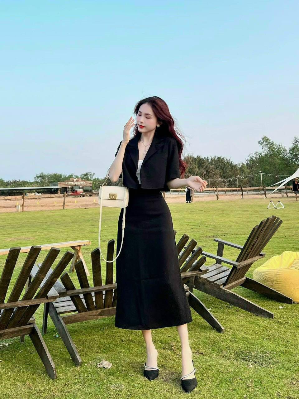 SET VEST 3 MÓN TIỂU THƯ SANG CHẢNH HÀNG CHUẨN