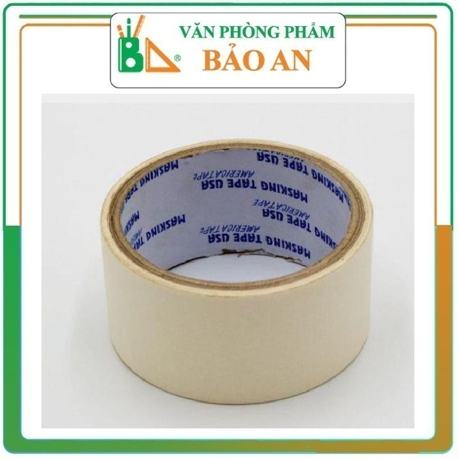 Băng Dính Giấy 5cm Bản To Siêu Dính, Cực Bền