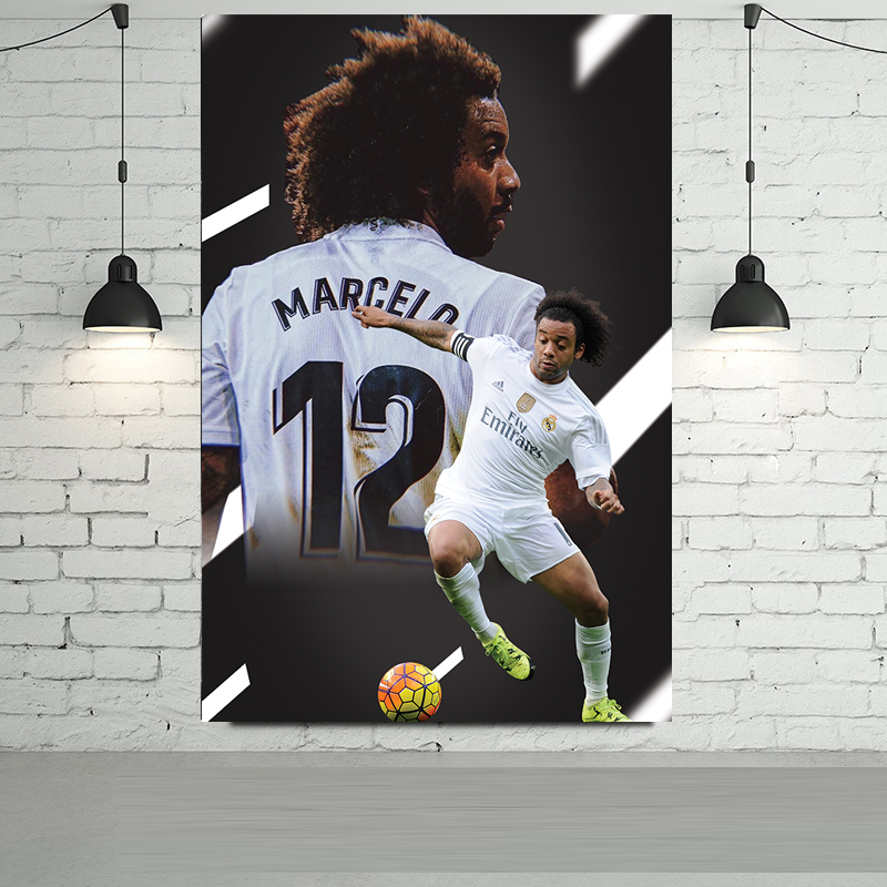 Decal dán tường cầu thủ Real Madrid