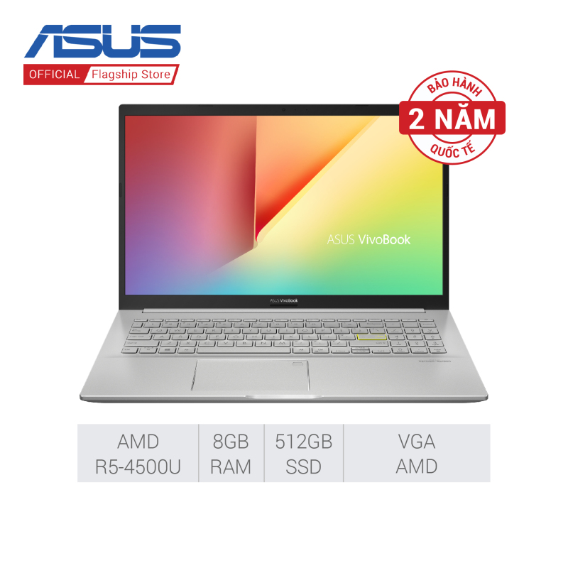 Bảng giá Laptop Asus Vivobook M513IA-EJ282T (Ryzen 5-4500U/8GB/512GB SSD/15.6FHD/VGA ON/Win10/Silver) Phong Vũ