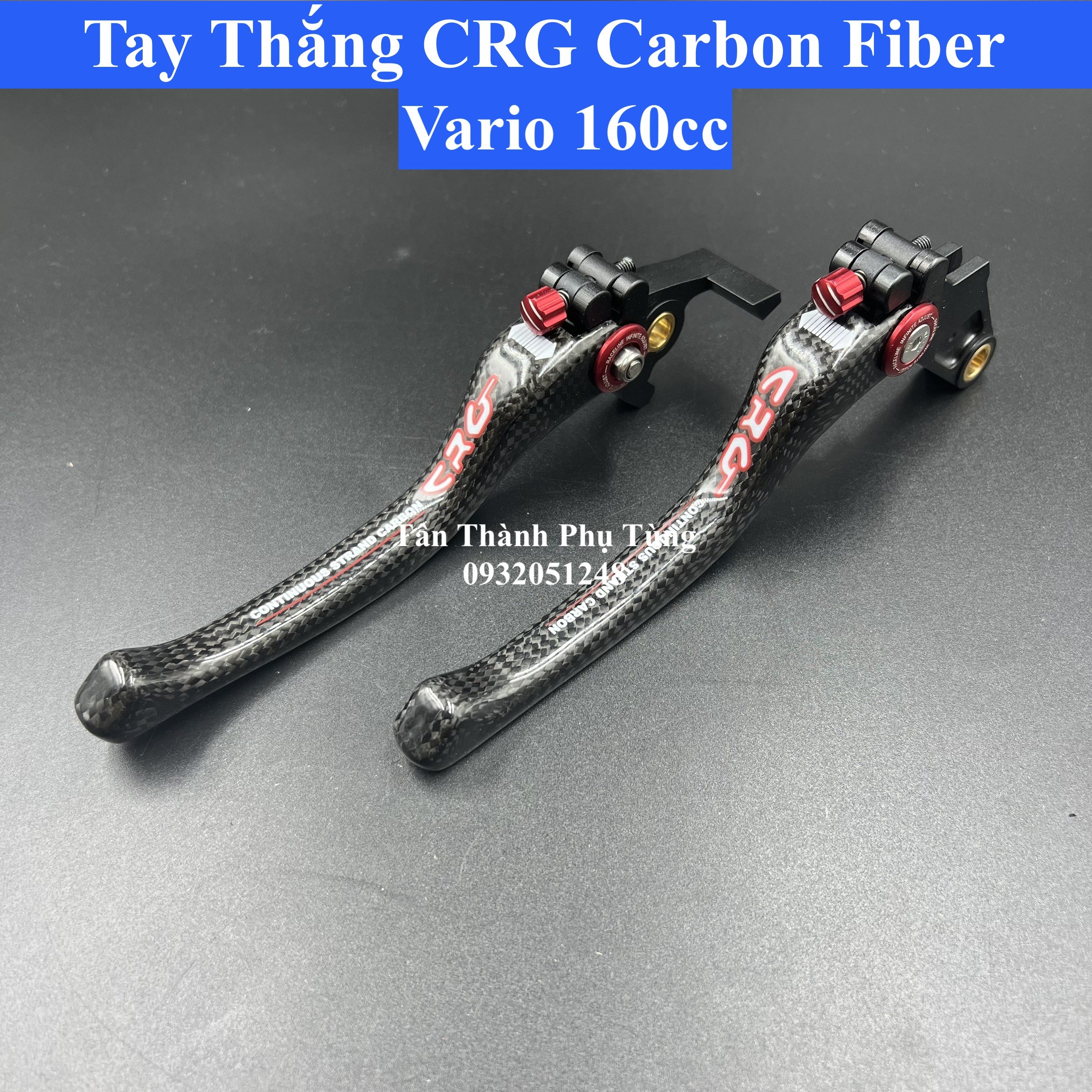 Tay thắng CRG Carbon Fiber Vario 160, PCX 160