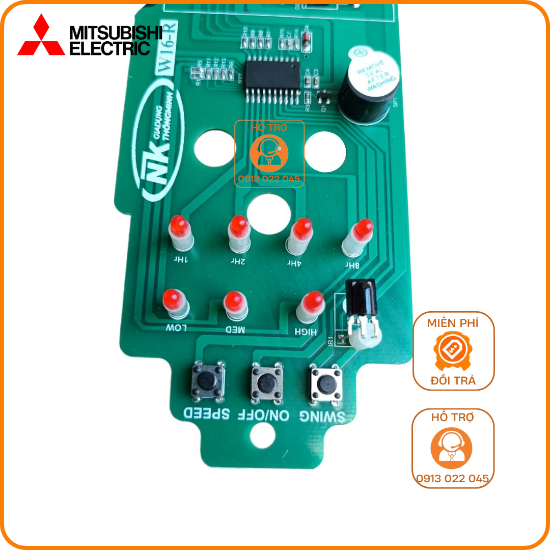 Mạch quạt treo tường Mitsubishi (W16R)