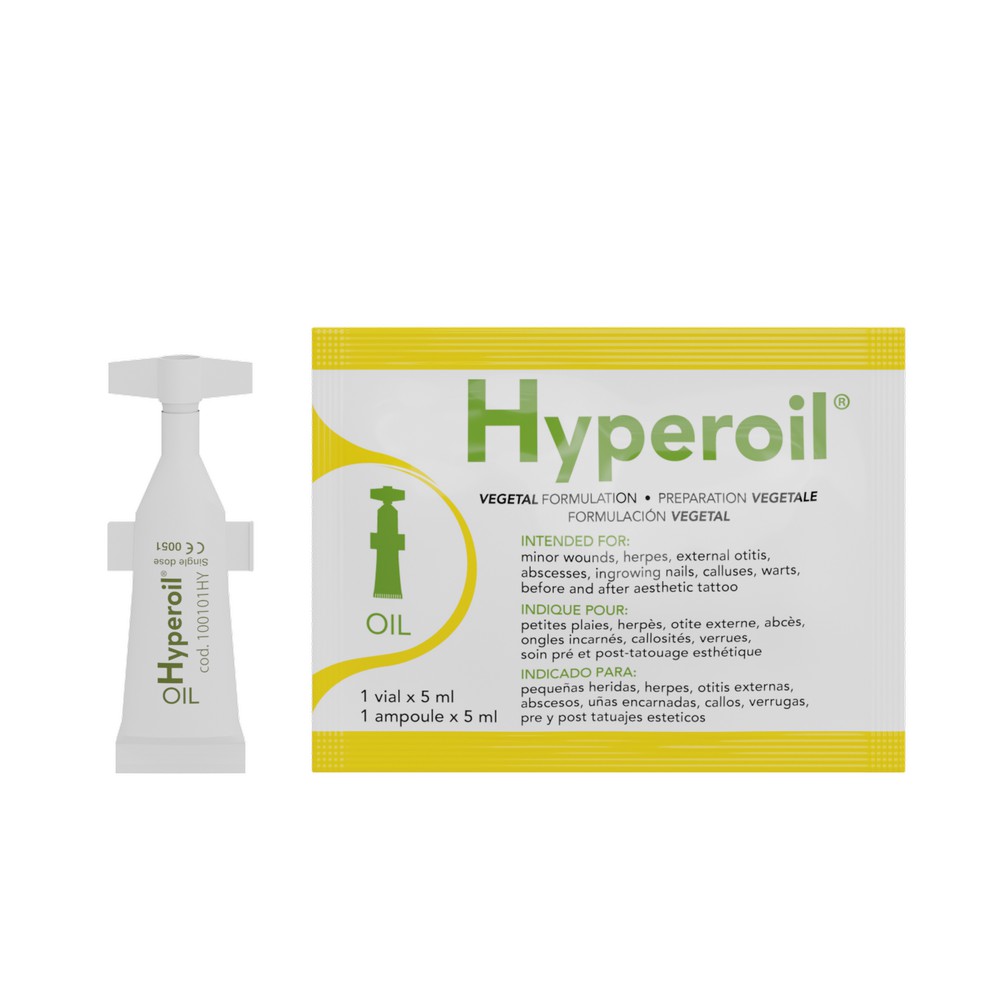 Hyperoil 5ml oily - thảo dược hỗ trợ làm lành vết loét tì đè, các loại vết thương, vết mổ hậu phẫu, bỏng, ngăn ngừa sẹo …