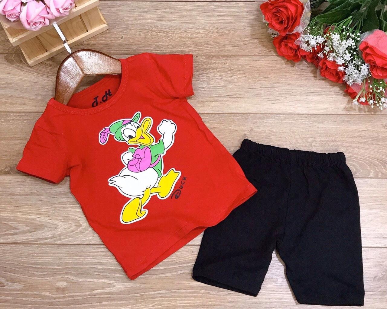 Đồ bộ bé gái từ 7kg - 20kg, Bộ ngố bé gái, bộ hoạt hình bé gái siêu cute