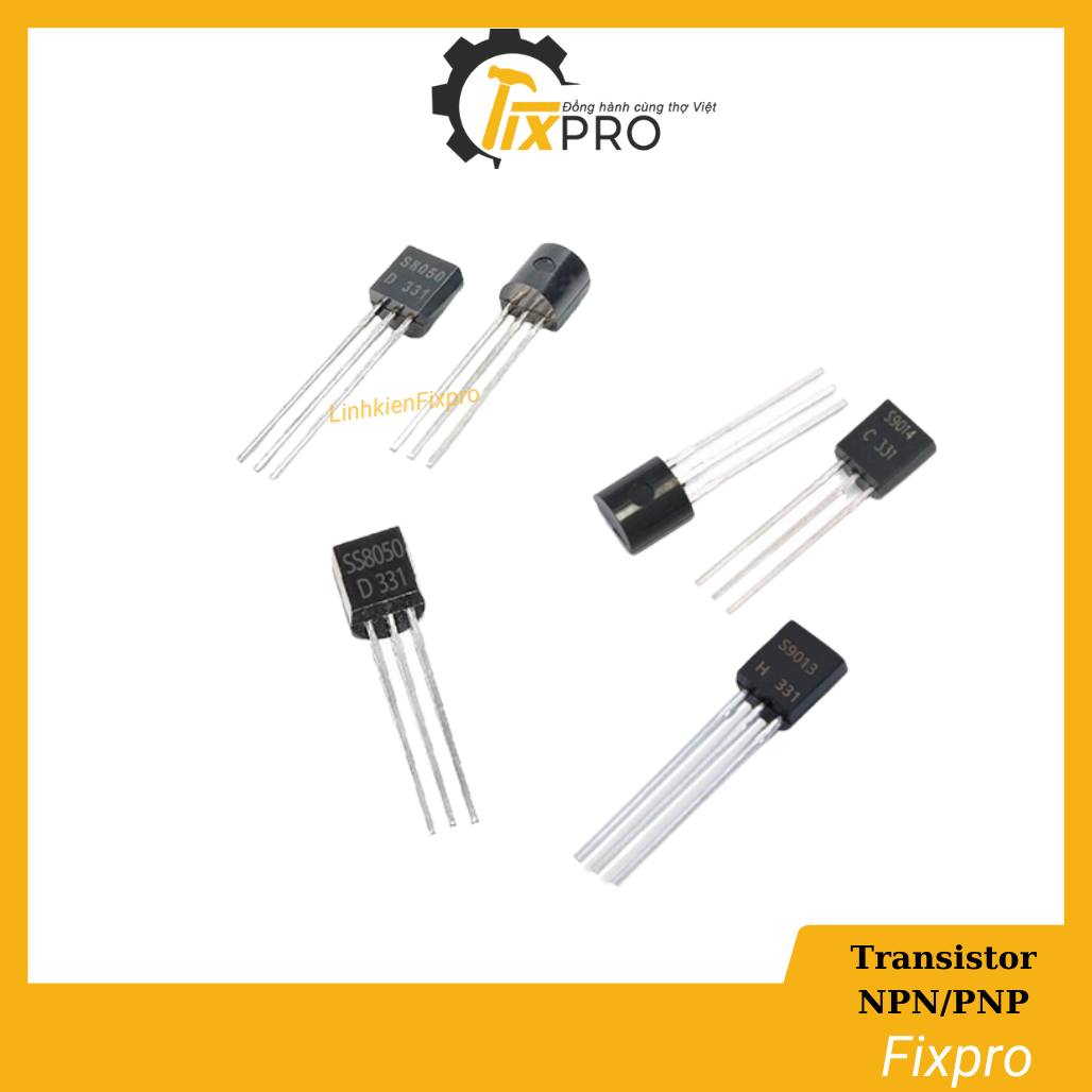 S8550 pnp transistor 0.5a 25v to-92 chất lượng tốt