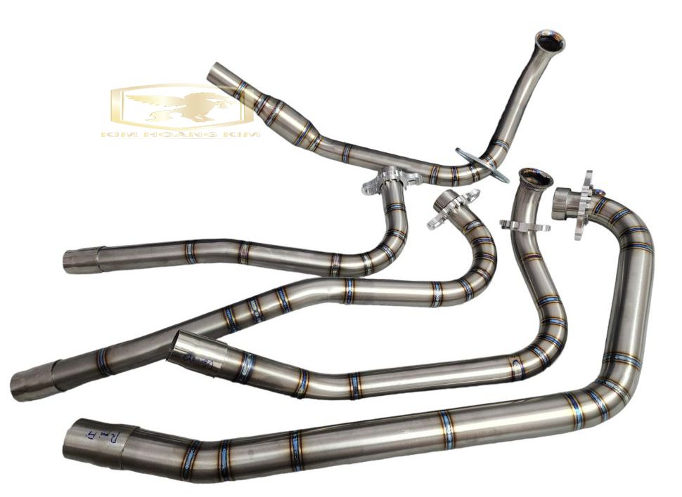 CỔ PÔ Titanium GẮN PÔ ZIN CHO WINNER SONIC150 (Titan 100%) tặng kèm Khâu Nhôm CNC