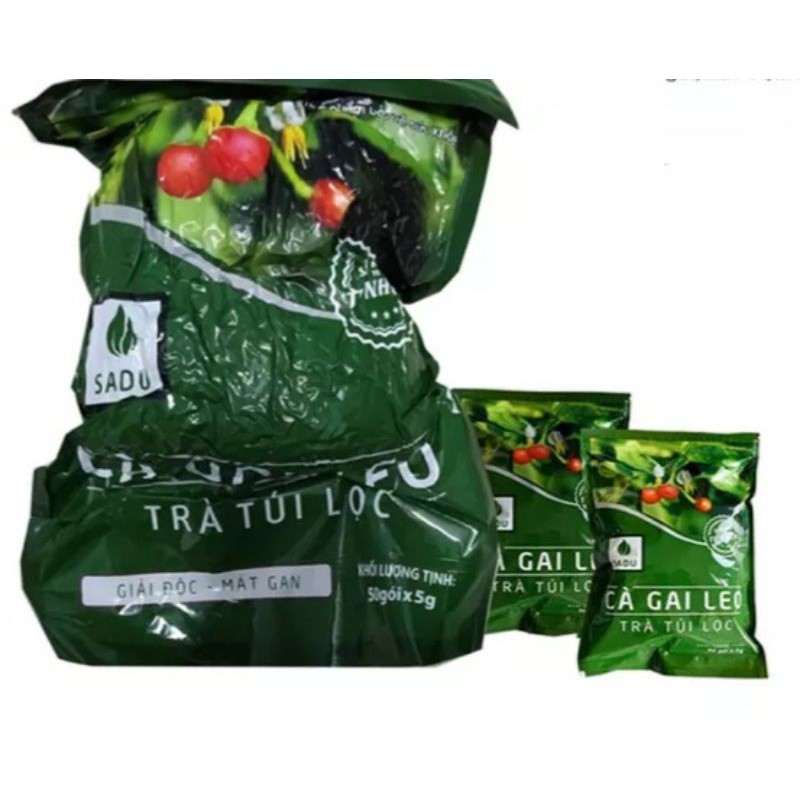 Combo 2 bịch trà túi lọc cà gai leo Sadu  gồm 100 túi lọc