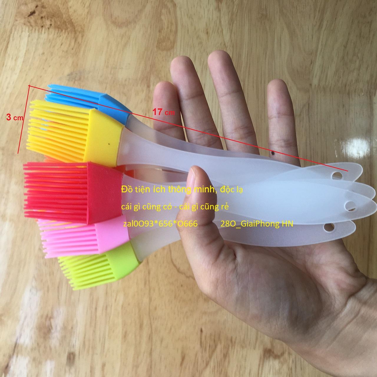 Cọ Chổi Silicon Phết Bơ Dầu, Quét Mặt Bánh
