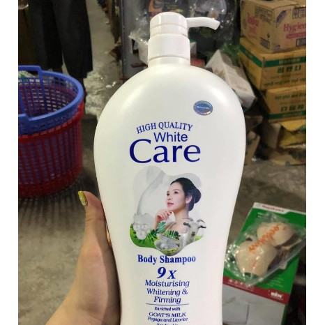 Sữa Tắm Dê White Care Trắng mịn 1200ml